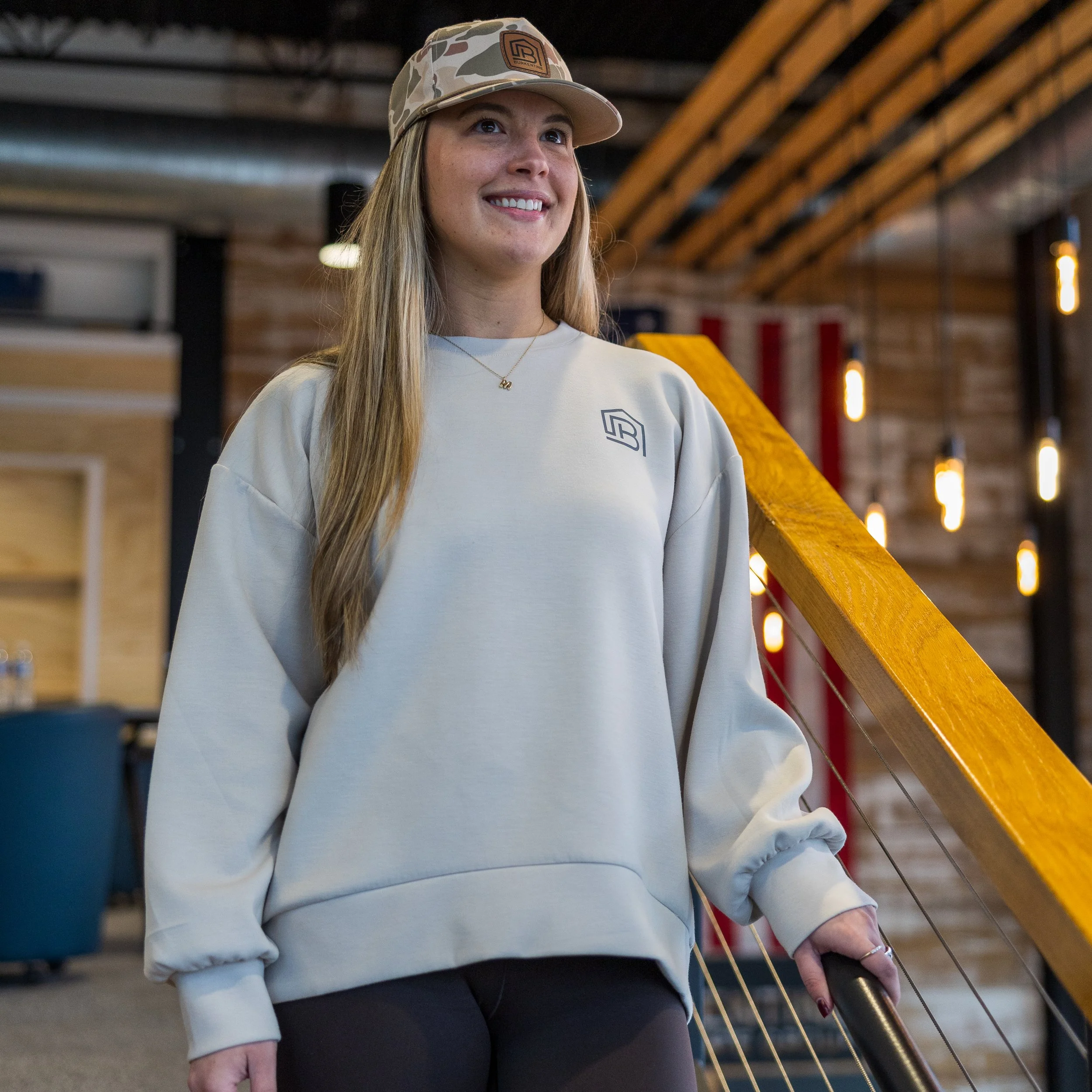 BURK Ladies Scuba Crewneck (Mineral)