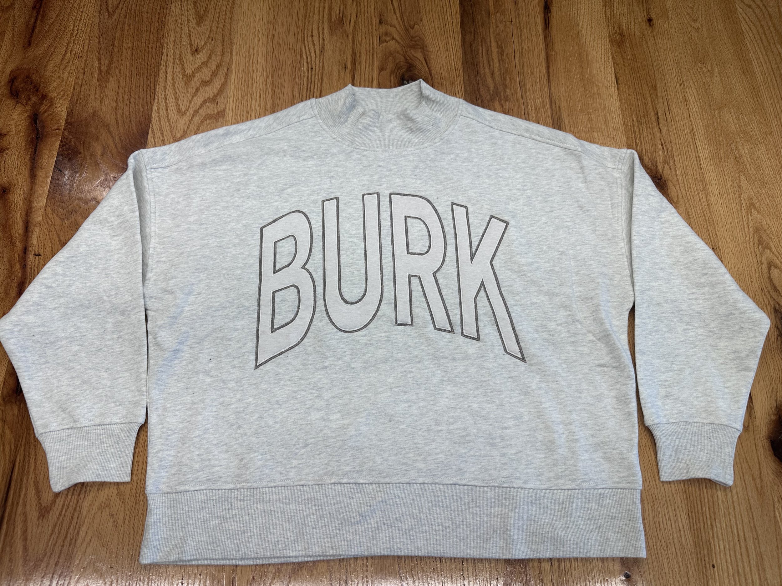 BURK Ladies Mock Neck [Oatmeal Heather]