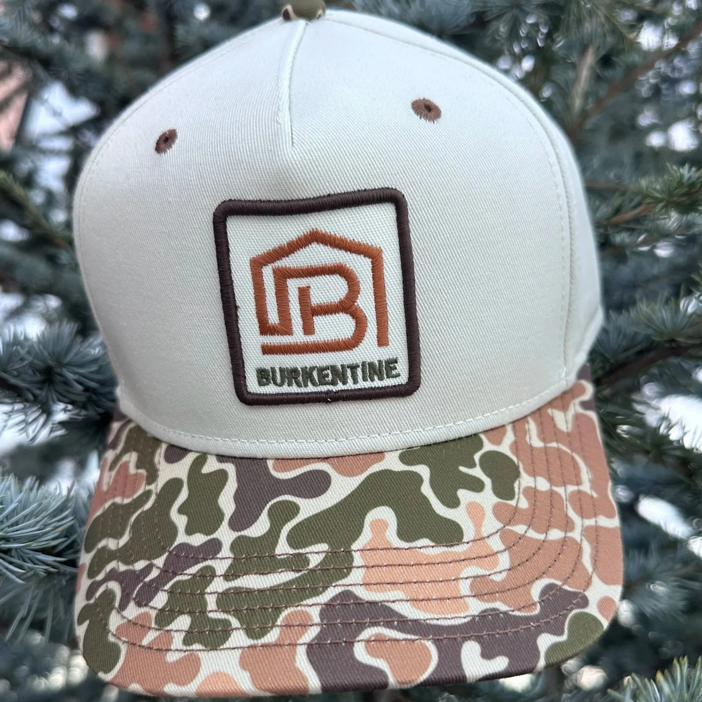 BURK Snapback [White Duck Camo]