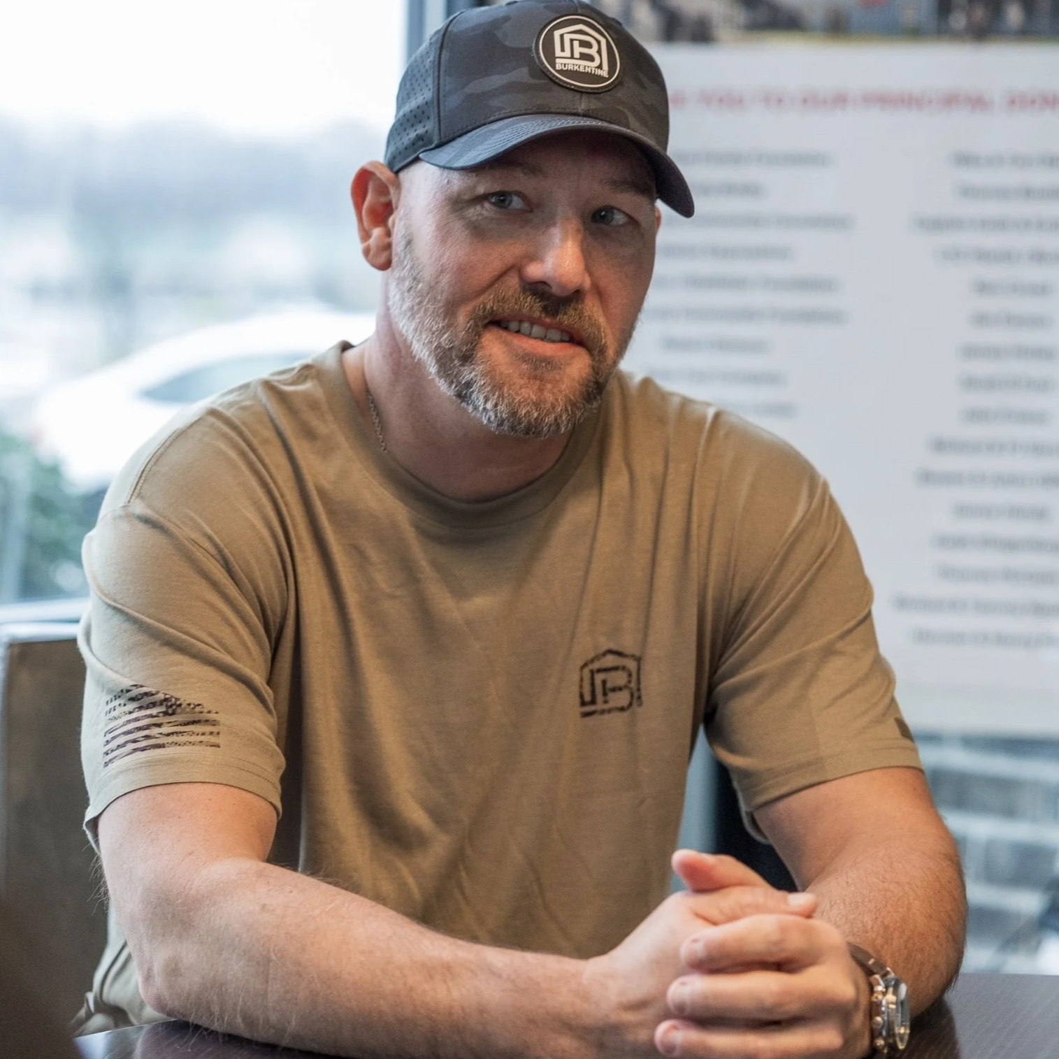 BURK Tee [Camo Logo]