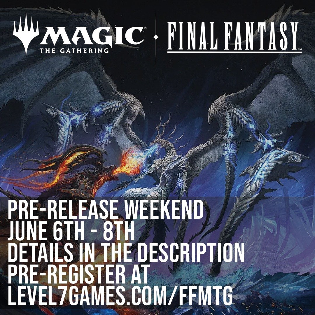 💥 Dive into the Multiverse – Final Fantasy x Magic: The Gathering Pre-Release Weekend! 💥
Get ready to summon legendary heroes and cast iconic spells in this epic crossover set! Whether you're a seasoned Planeswalker or a Final Fantasy fan, t