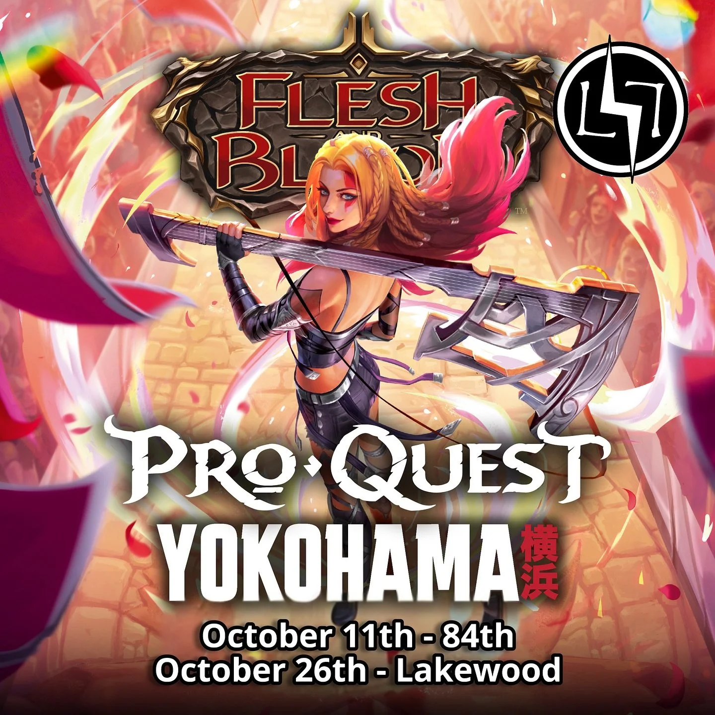 🚨 Flesh and Blood Proquest Events starting this weekend! 

📅 October 11th - 84th Location - $30 - CC Format

📅 October36th - Lakewood Location - $30 - CC Format

🏆 Promo and Store Credit prizing for top 8

😘
