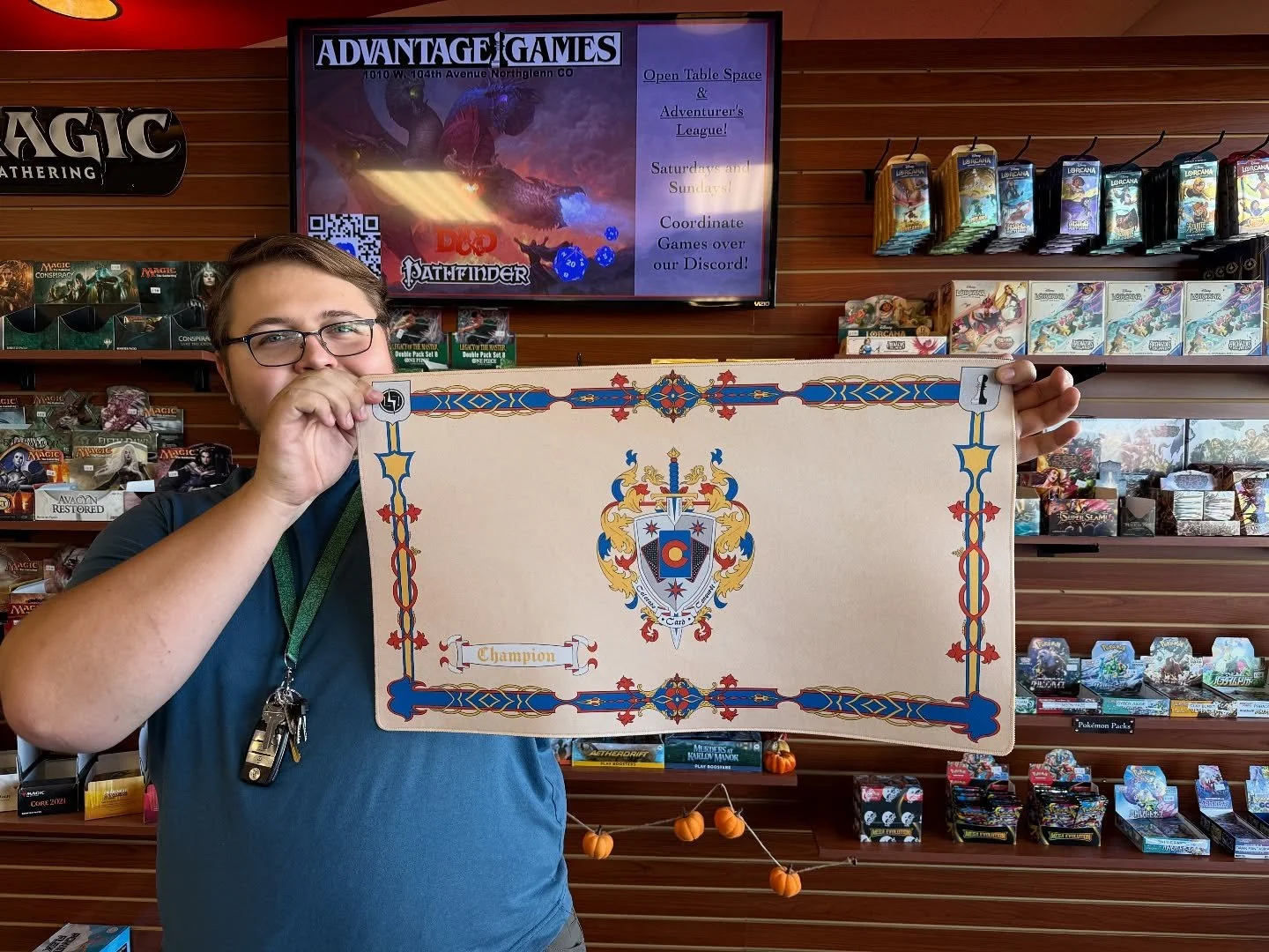 Colorado Card Conquest champion mats are in!!!
The 1st place winner of each event will receive one of 8 of these custom mats. 
Thank you to @whalesinthesky22 for the great design work! 
We will have VERY FEW of these in a non-champion version for