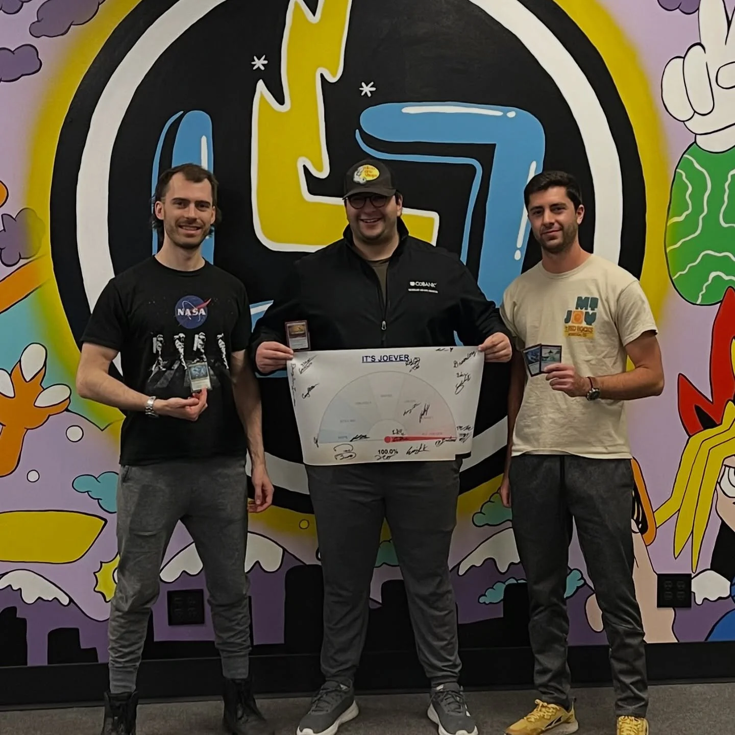 Shout out to Daniel, Joe and Nick from Team Mind Goblin for taking 1st in our 3V3 sealed tournament today! 

We had 19 teams today! 

Thank you to everyone who are participated !

😘