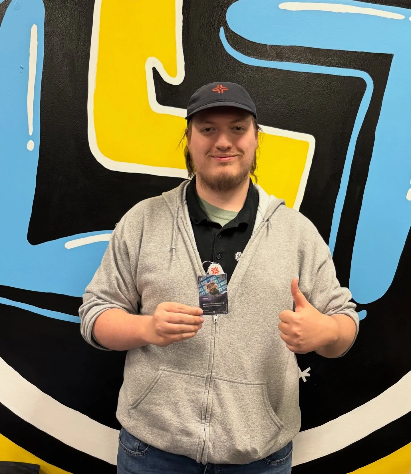 Tod hit this banger Teemo card in his Nexus Night promo pack!!!! Grats dude! 

Join us every Wednesday night at our Englewood location to play Riftbound! 

😘