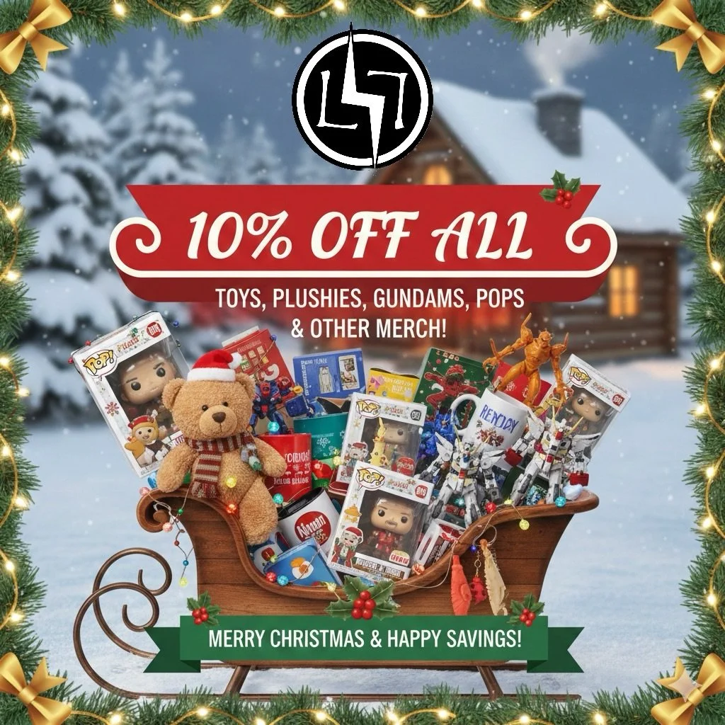 🎄 Yo!!! Starting tomorrow. All toys, plushies, Gundams and other merch are all 10% off. 

Friday-Sunday

😘