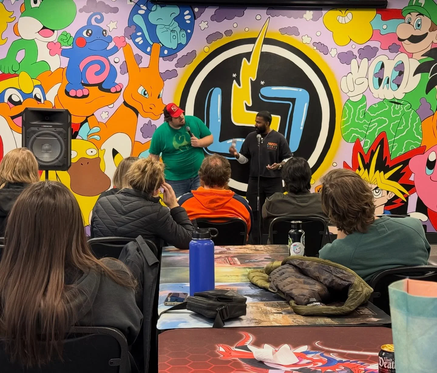 Big thanks to @insanebrownposse and @comicmitchjones for hosting our first comedy show at our Englewood location. Here are some pics I was able to snag!