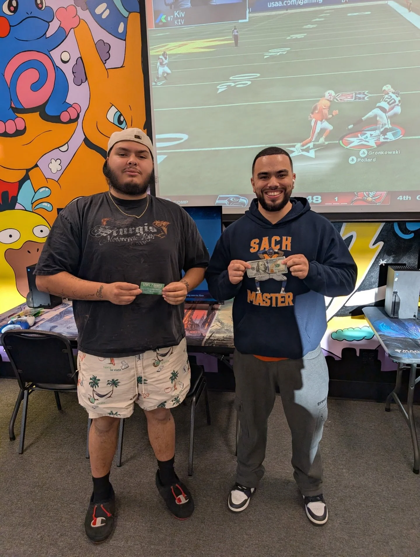 Grats to the winners of our Madden 26 tournament on Saturday! 

1st - Cisco
2nd - Cole
3rd - Zach

Stay tuned for our next Madden Tourney! 

Go Broncos 🏆
