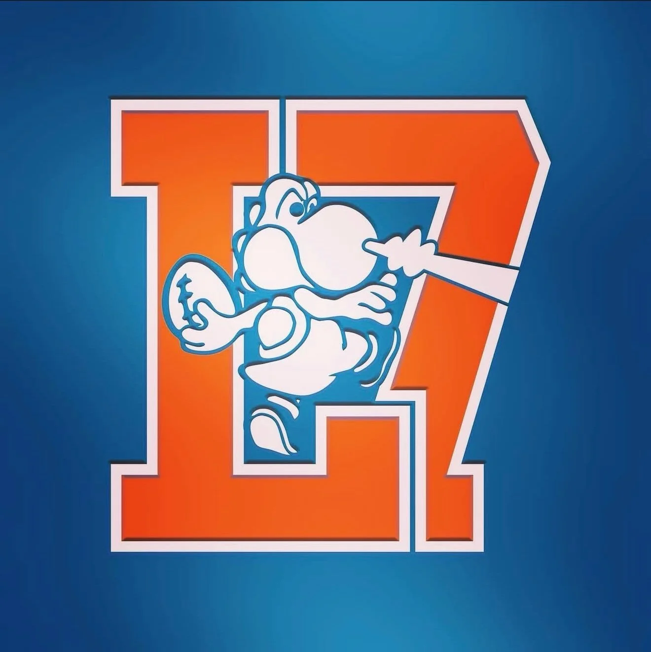 Let Go @broncos !!!!

Beat the Bills! 💣 🦬 💥 

We still have some throwback shirts and playmats of our Broncos designs available! 

Playmat design by: @goldsabertooth 

I&rsquo;ll do a new run of shirts and hoodies soon! 

😘