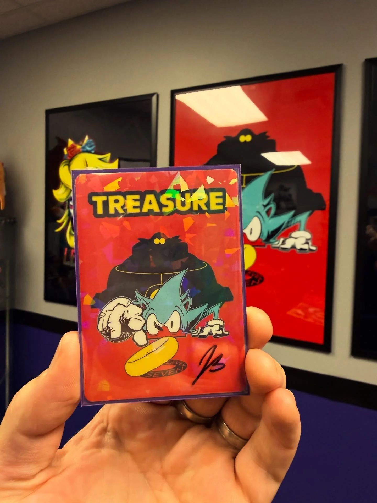 Top 4 prize for the Dawn before The Siege cEDH tournament this Sunday! Level7 X Sonic fracture foil treasure token! 

It&rsquo;s already capped and cash prizing is increased to $2k! 

💍