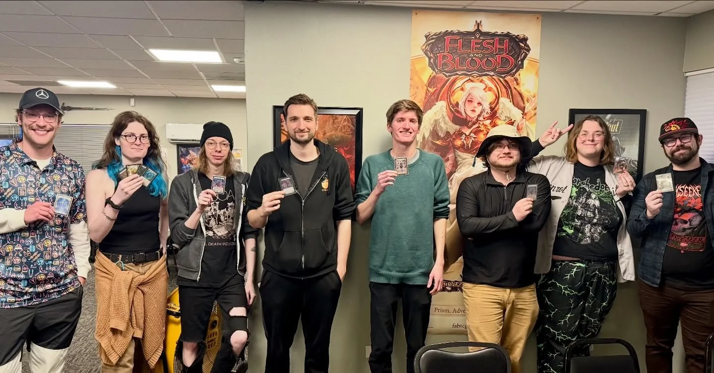 Grats to our winner Aurora at our Flesh and Blood Proquest in Federal Heights on Saturday! 

Thanks to our participants, judges and TOs! 

⚔️