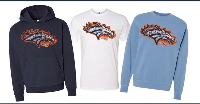 Come swoop the newest Level 7 BroncosXMagic design by @goldsabertooth and printed by @jfivea 

Comes in three versions&hellip;for now. 
Dark Navy Hoddie - $35
White T - $15
Powder Blue Cr&uuml; - $35

Available at all four Level 7 locations. Dm us to