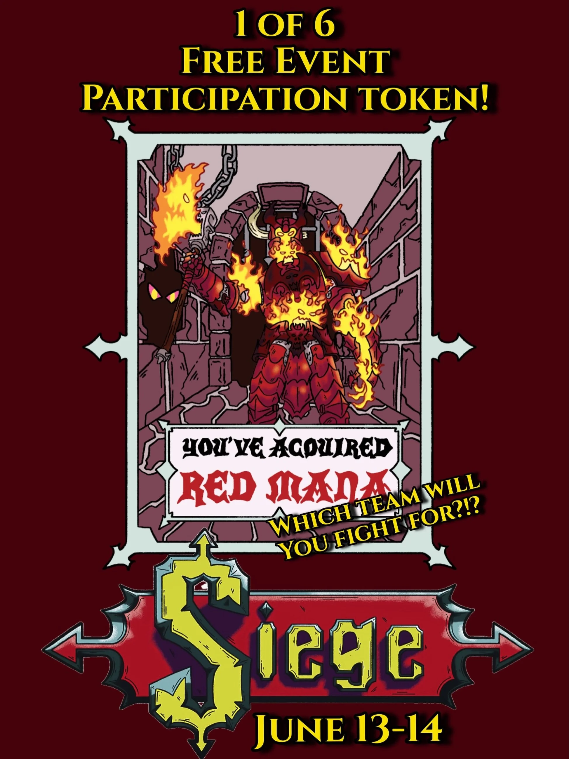 🧭 While exploring in the internet you encounter a sick as F**k token illustration by @abesartbox 

💵 You draw out your wallet&hellip;.BUT WAIT! 

🙌 You can get this token FREE!!!!

🆓 Every participant at SIEGE will randomly receive one of six old