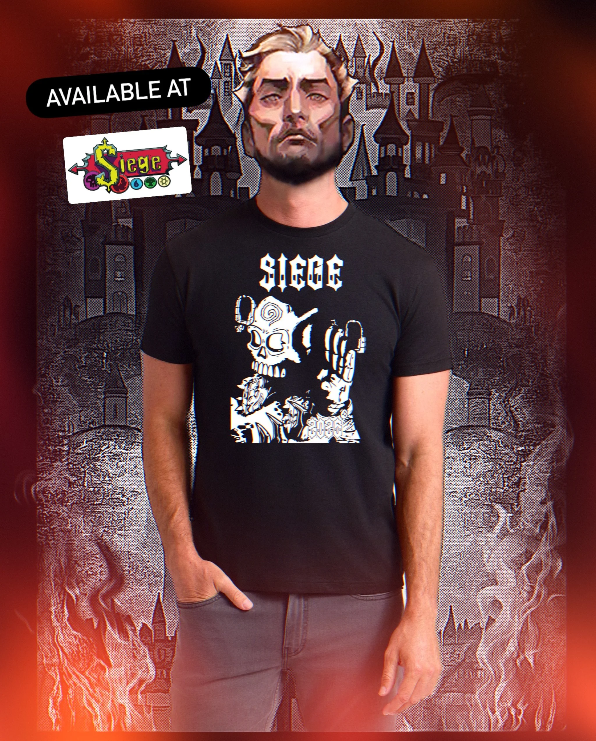 Siege shirt design by @abesartbox 

Available June 13-14

Level7games.com/siege