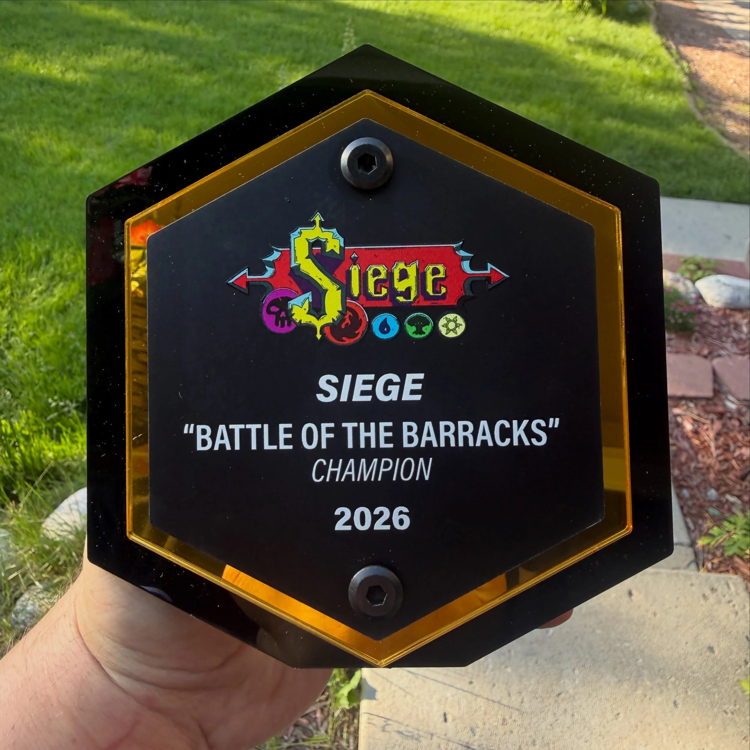 ⚔️ BATTLE OF THE BARRACKS ⚔️ 

Two &ldquo;Lobbycon&rdquo; events for tomorrow night before the SIEGE. 

Federal Heights is capped. 

Englewood has space left. https://topdeck.gg/event/siege-10k-lobbycon-tournament-battle-of-the-barracks

Each tournam