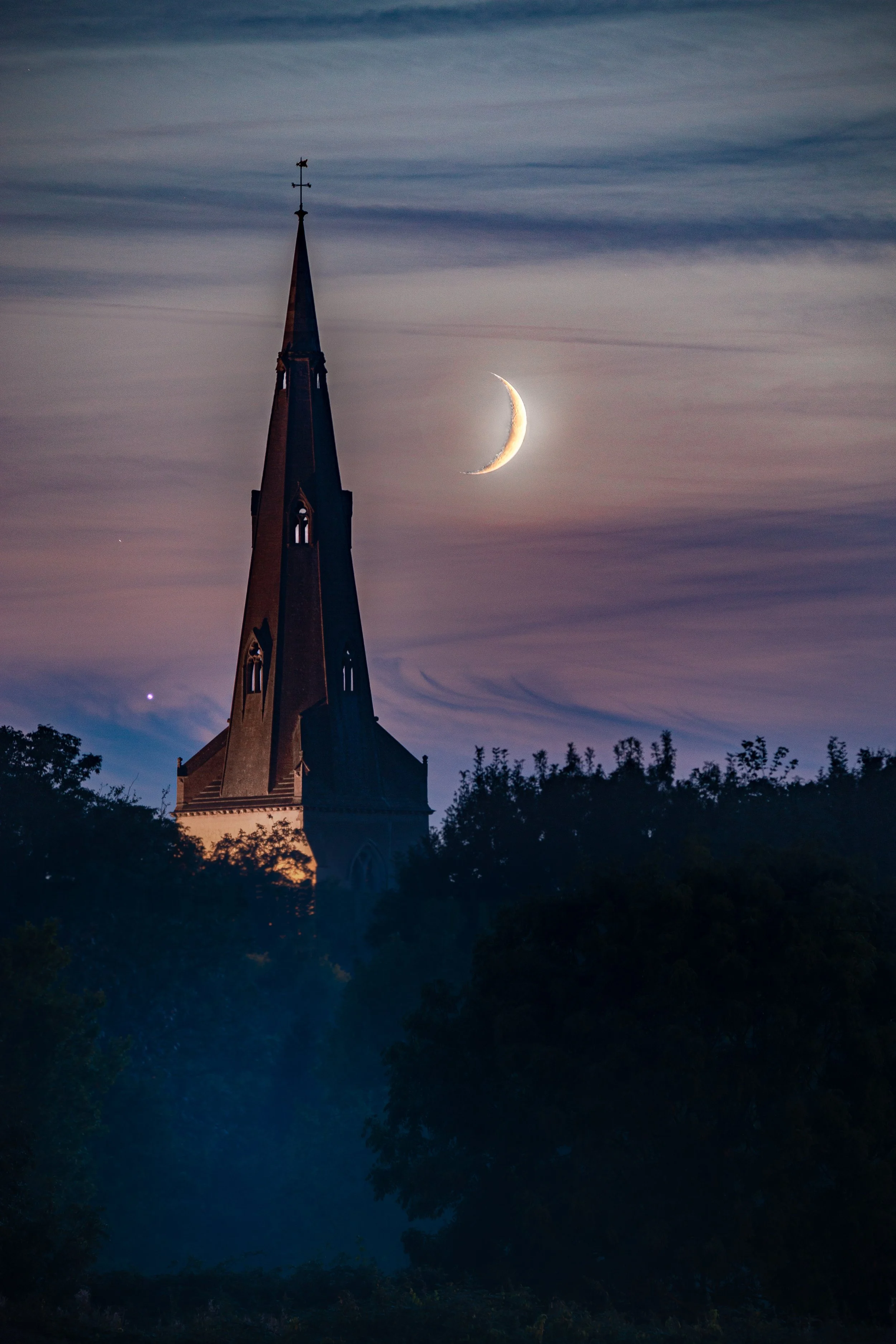 Oliver's Christening Moonset