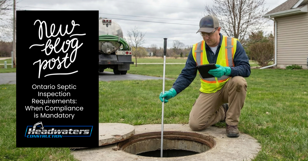 Ontario Septic Inspection Requirements: When Compliance is Mandatory