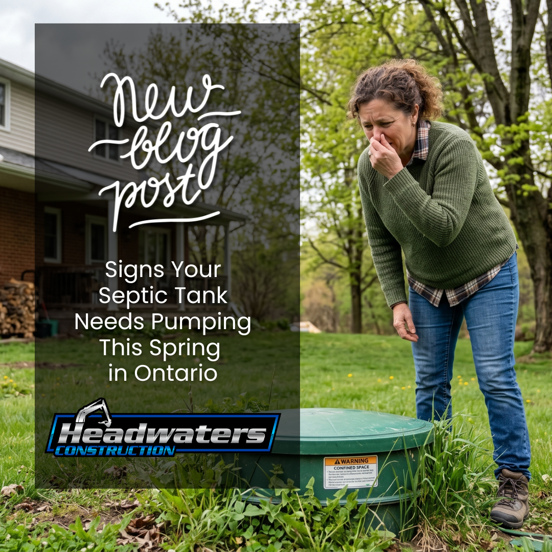 Signs Your Septic Tank Needs Pumping This Spring in Ontario