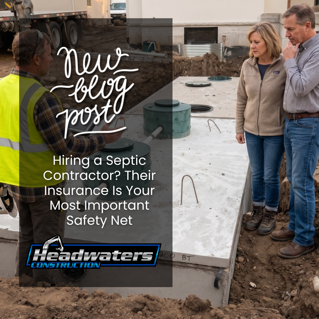 Hiring a Septic Contractor? Their Insurance Is Your Most Important Safety Net