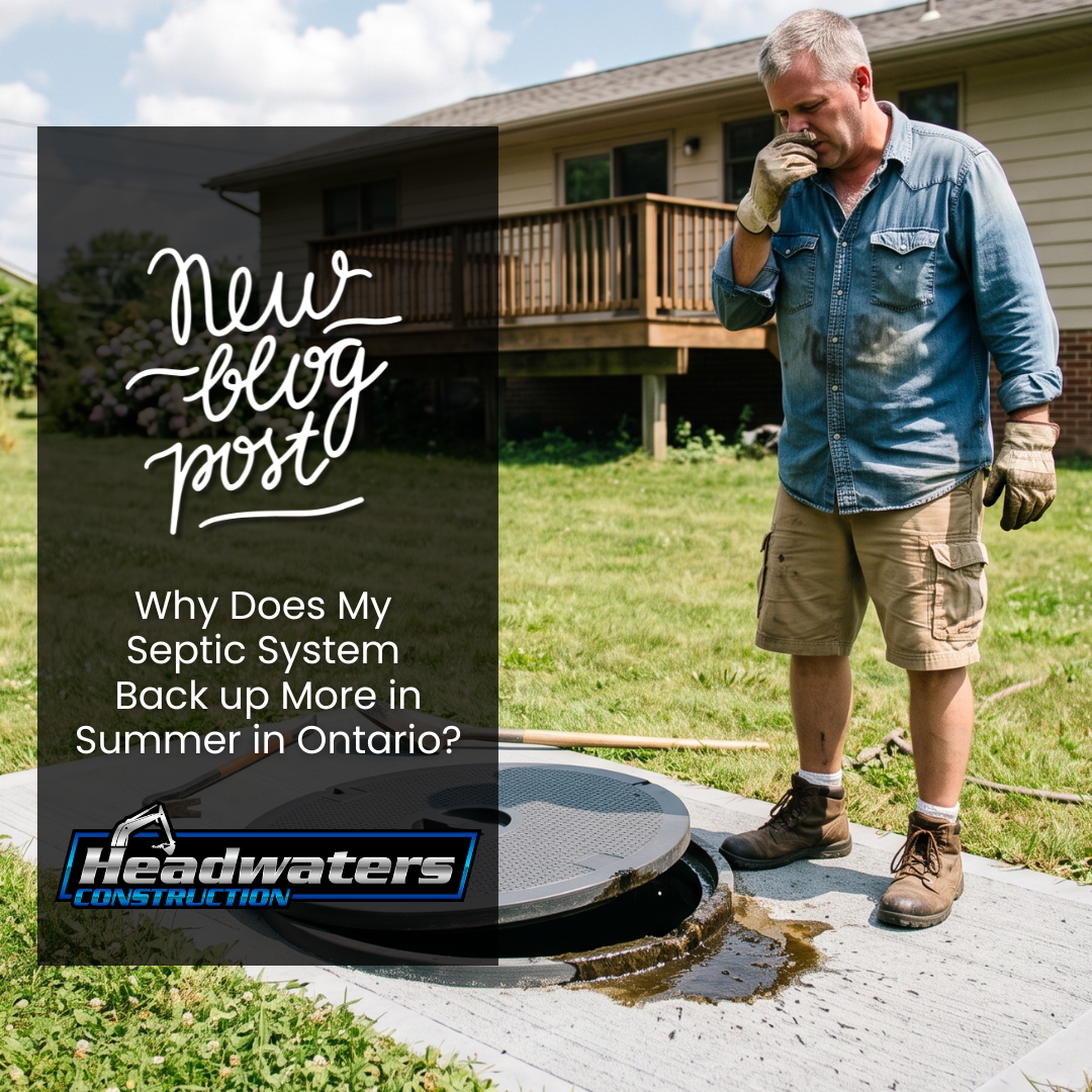Why Does My Septic System Back Up More in Summer in Ontario?