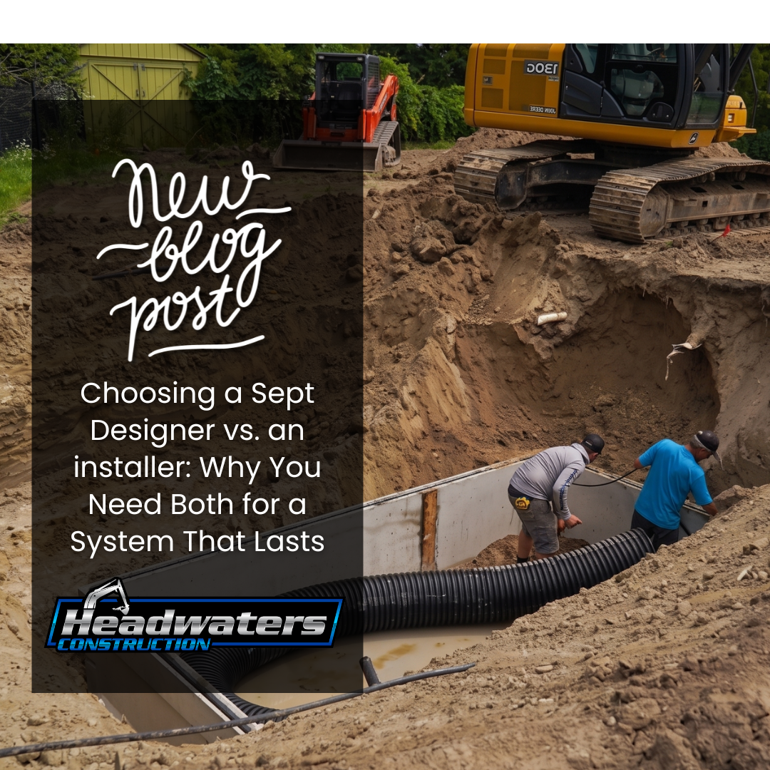 Choosing a Septic Designer vs. an Installer: Why You Need Both for a System That Lasts