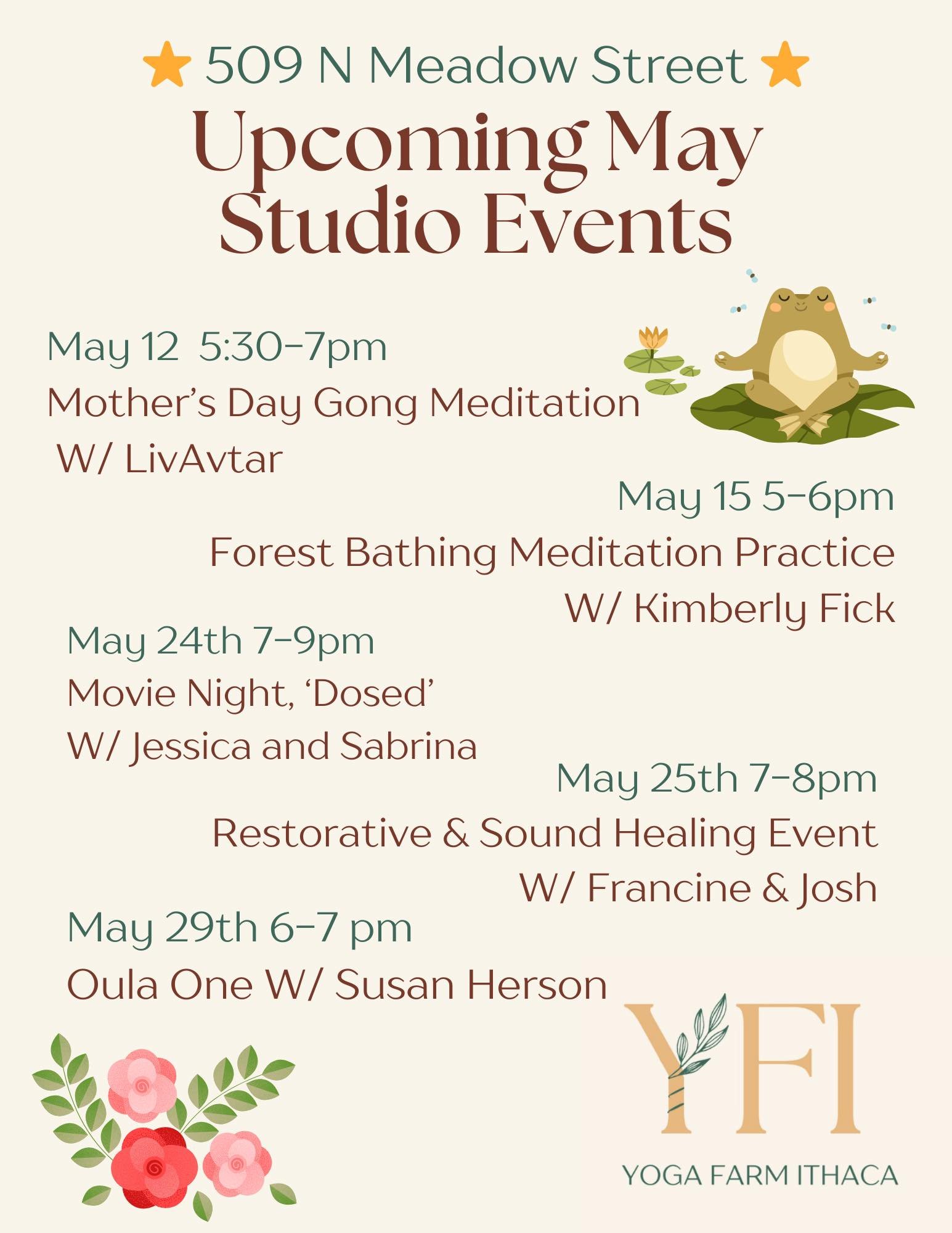 Mark your calender for May Studio events! ✨

https://www.3ho.org/meditation/experiencing-the-original-you/