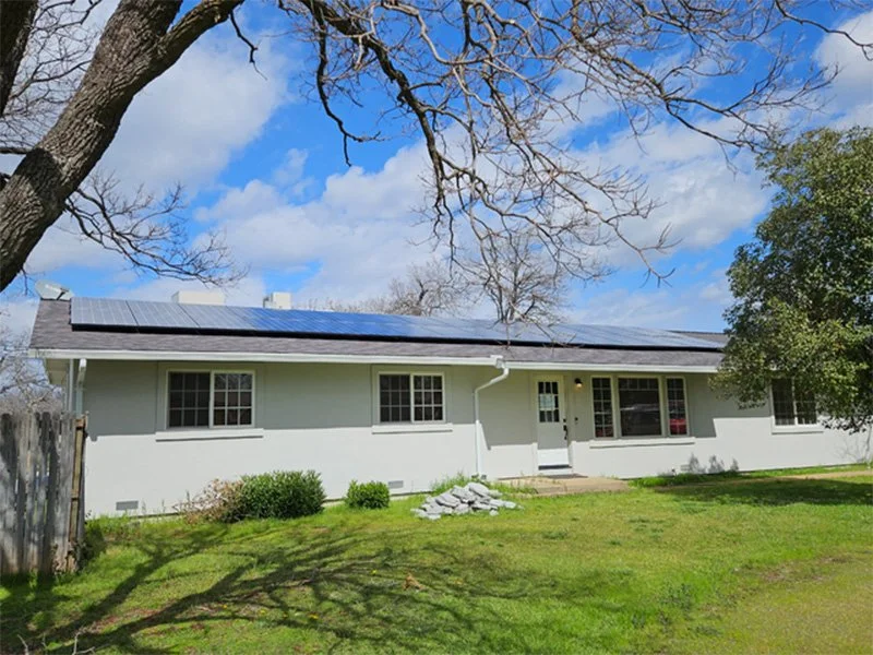 New solar panels on a Redding home