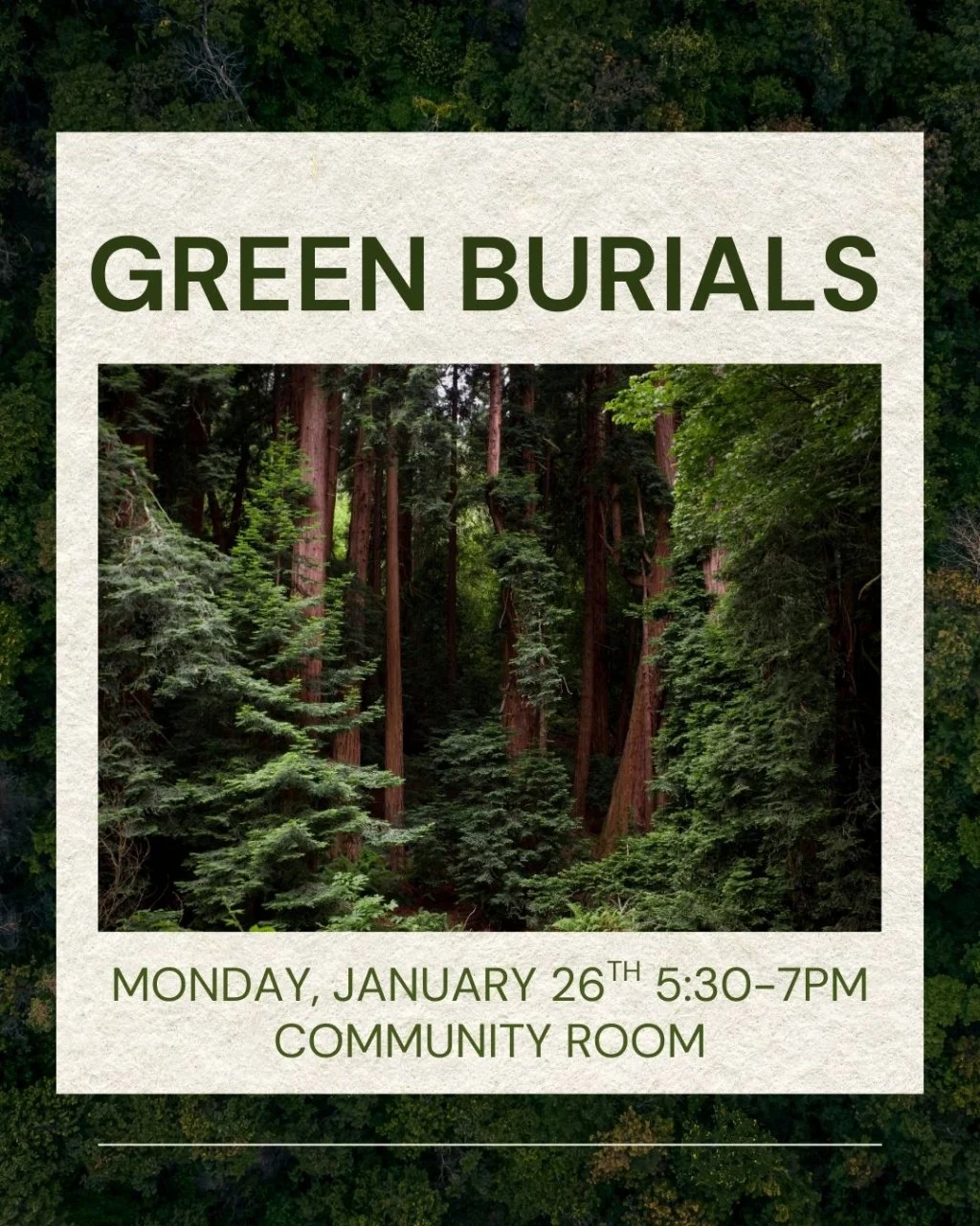 Green Burials Talk Rochester Public Library