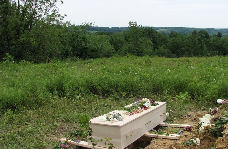 Natural Burial in the Seacoast - in the Music Room at Carey Cottage