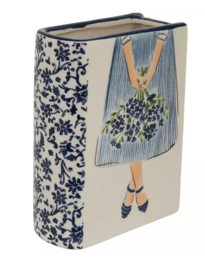 Blue Flowers Book Vase.png