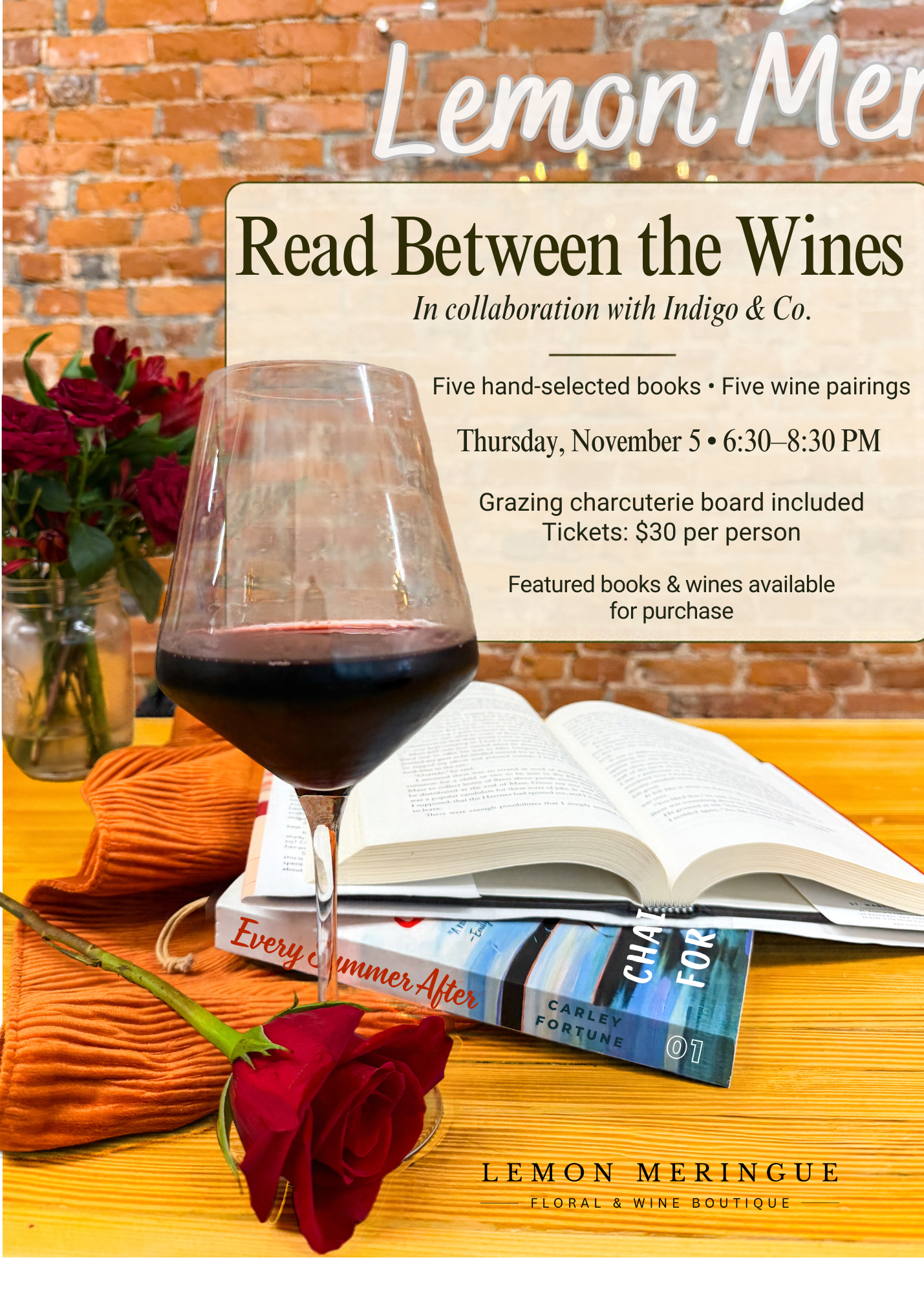 Read Between the Wines | Book & Wine Pairing Event