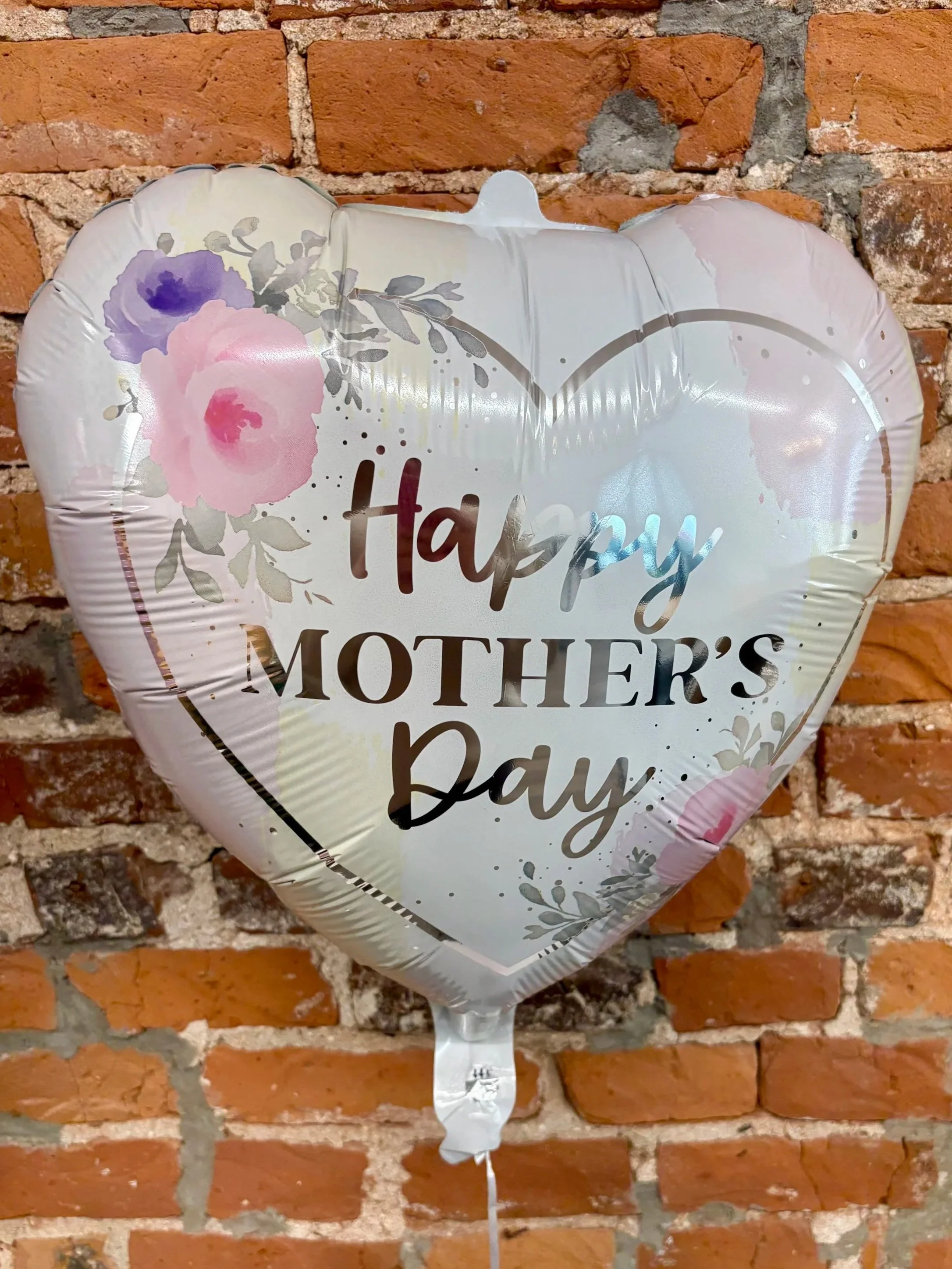 Happy Mother's Day Balloon White Heart