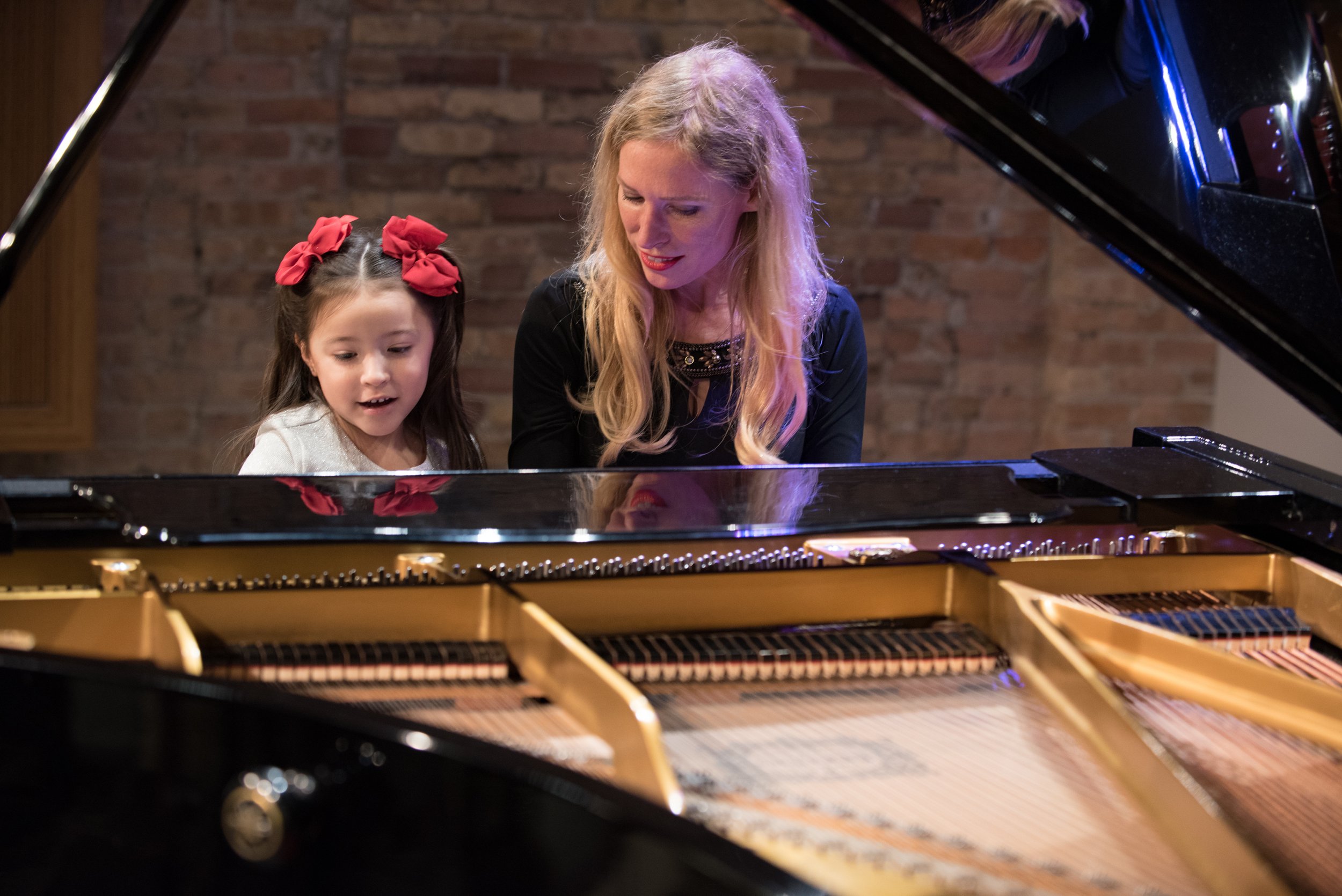 Recital performance with my teacher at South Loop School of Music