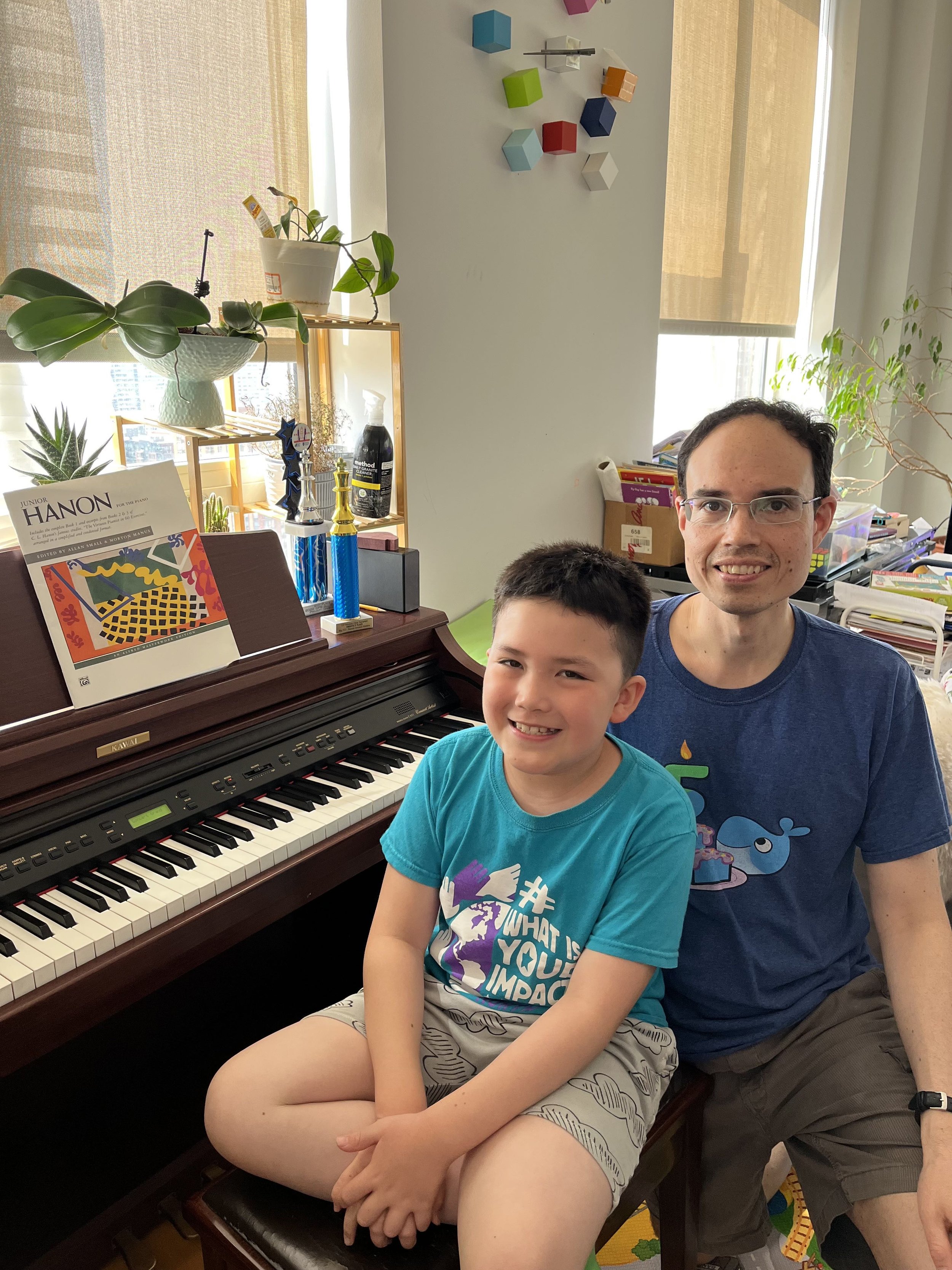 Ben and Euclid at South Loop School of Music