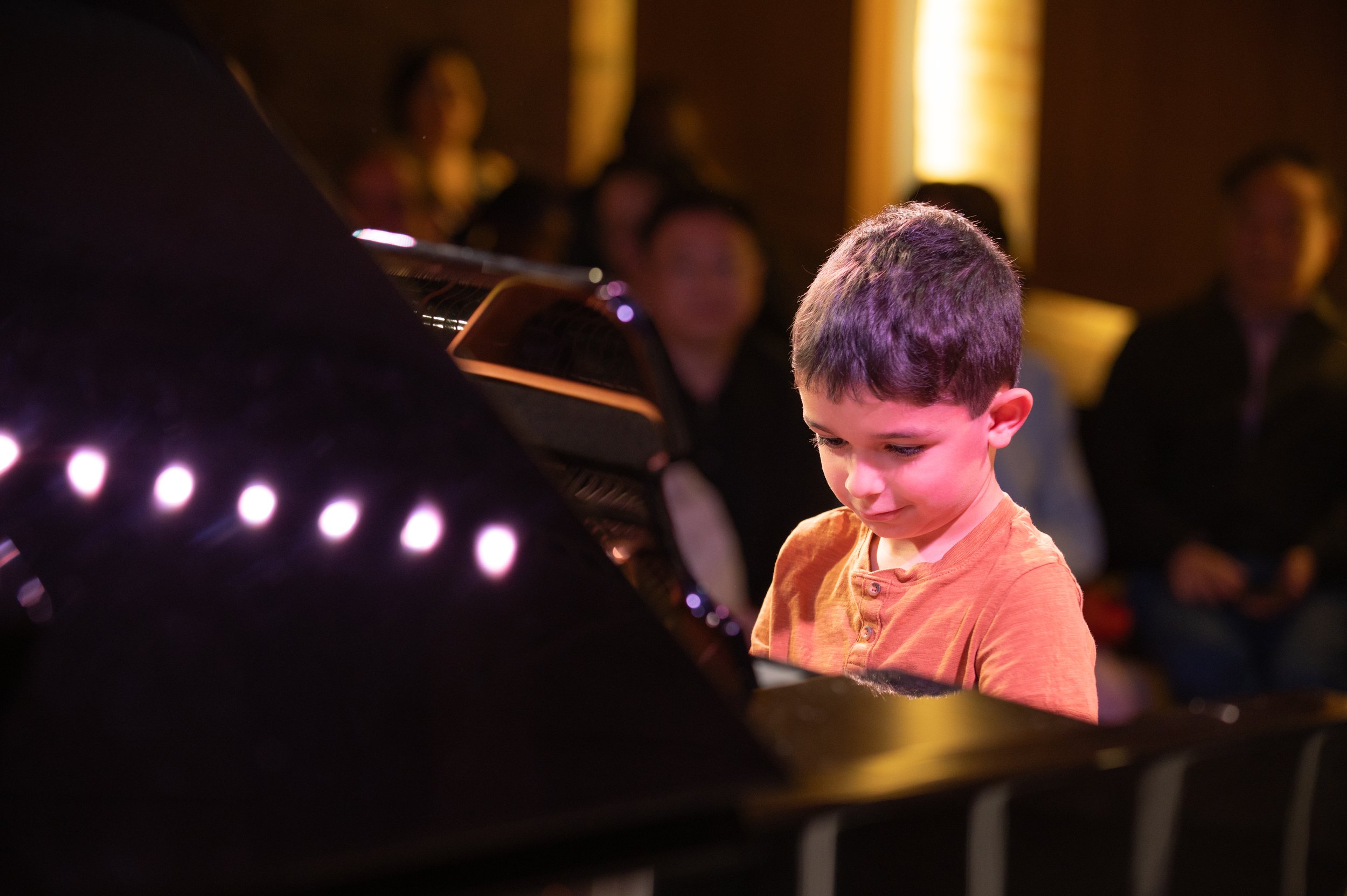 All smiles while performing at the Summer Recital