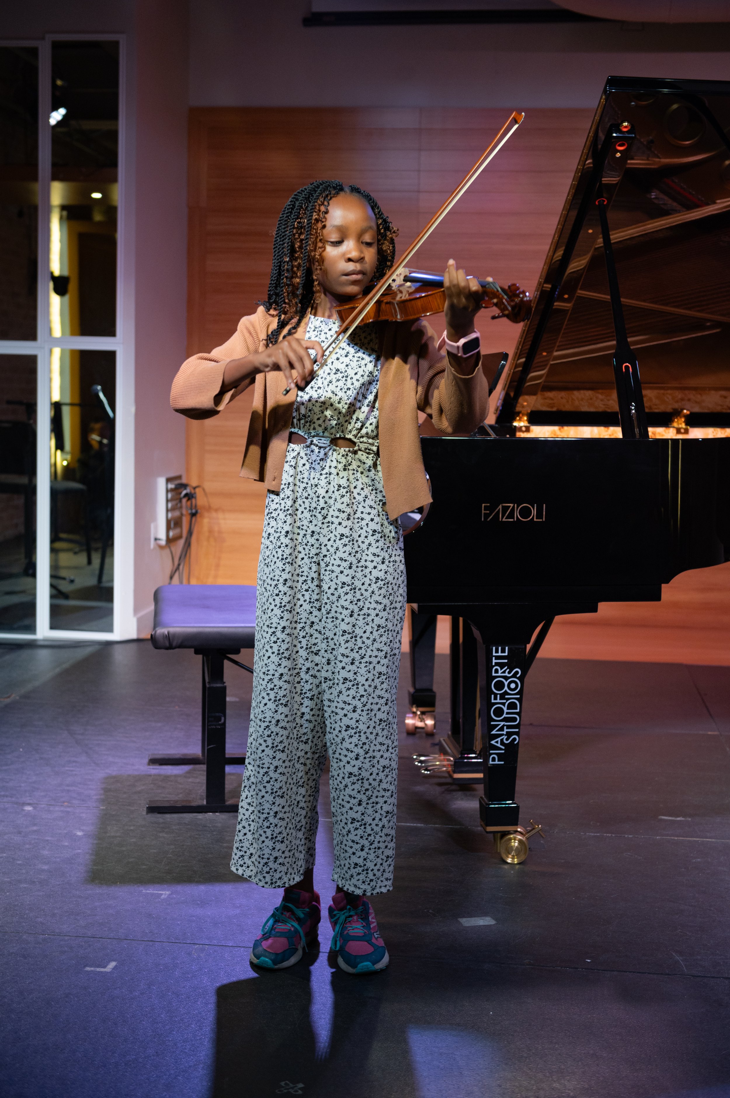 Violin is always a great instrument to hear at the Summer Recital