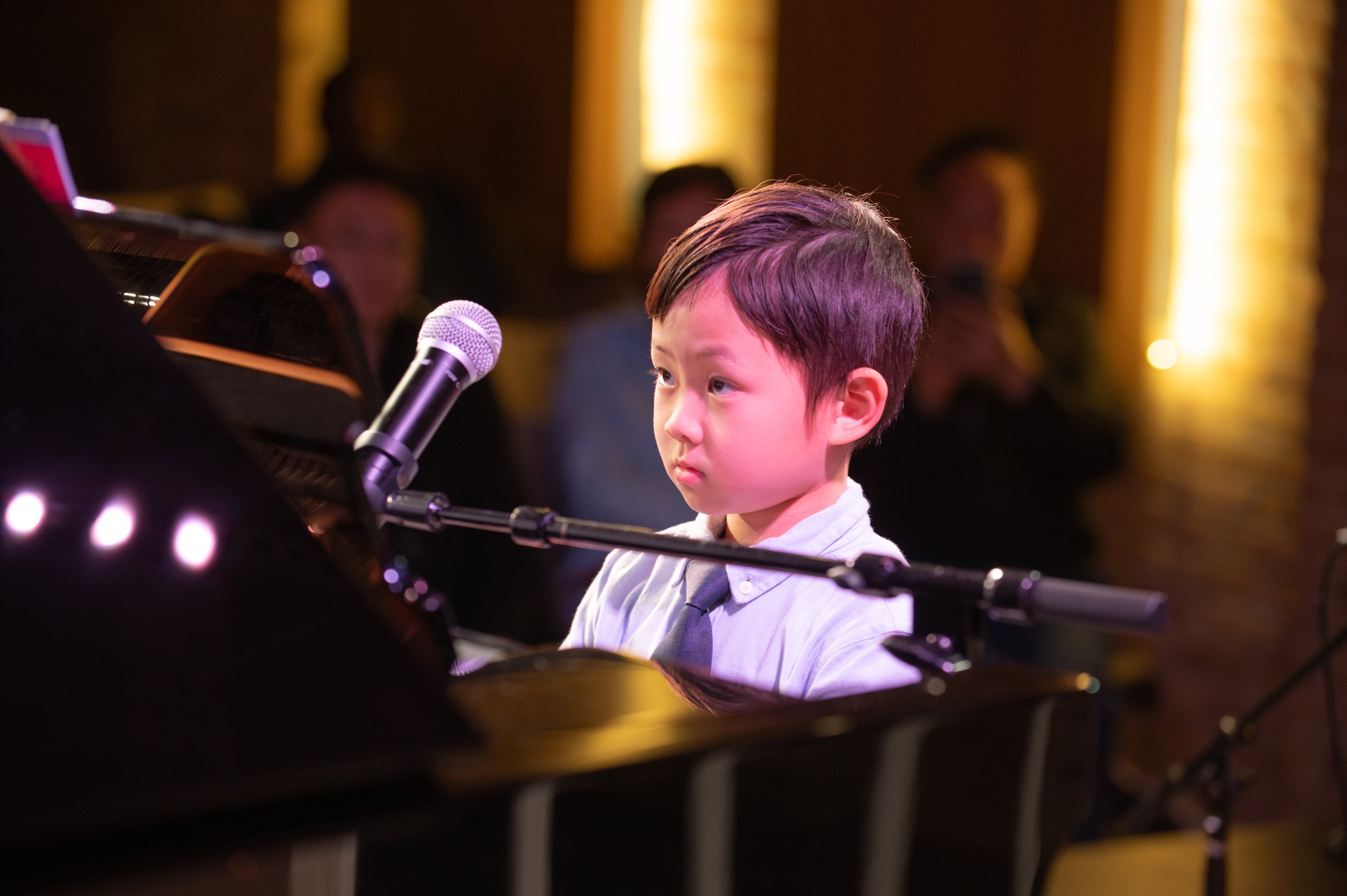 Concentration is key for performing in the Summer Recital