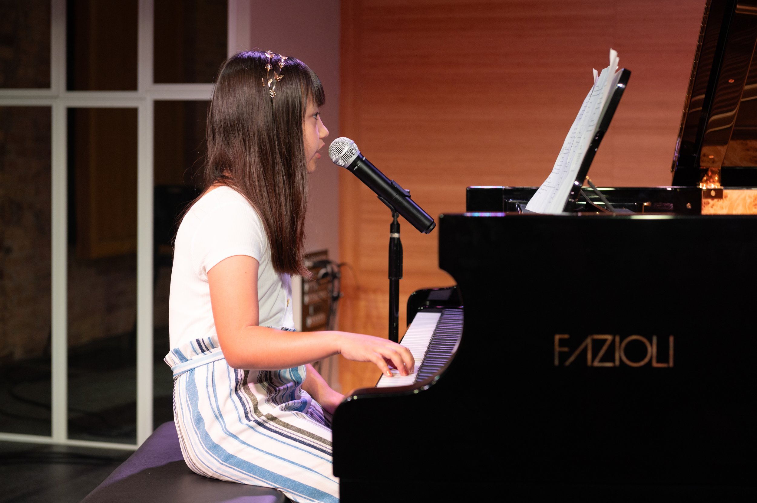 When students combine singing with playing an instrument, we know we are in for a treat