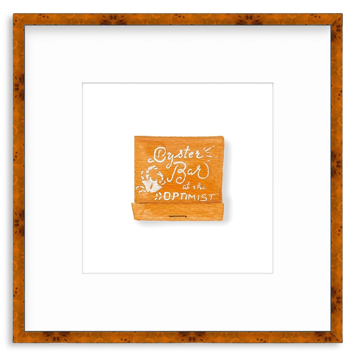 The Optimist Matchbook Print