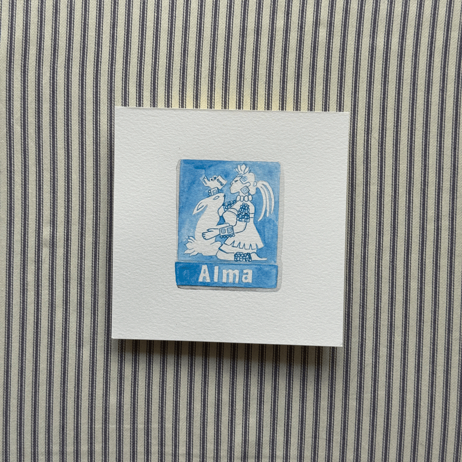 Alma Matchbook Painting