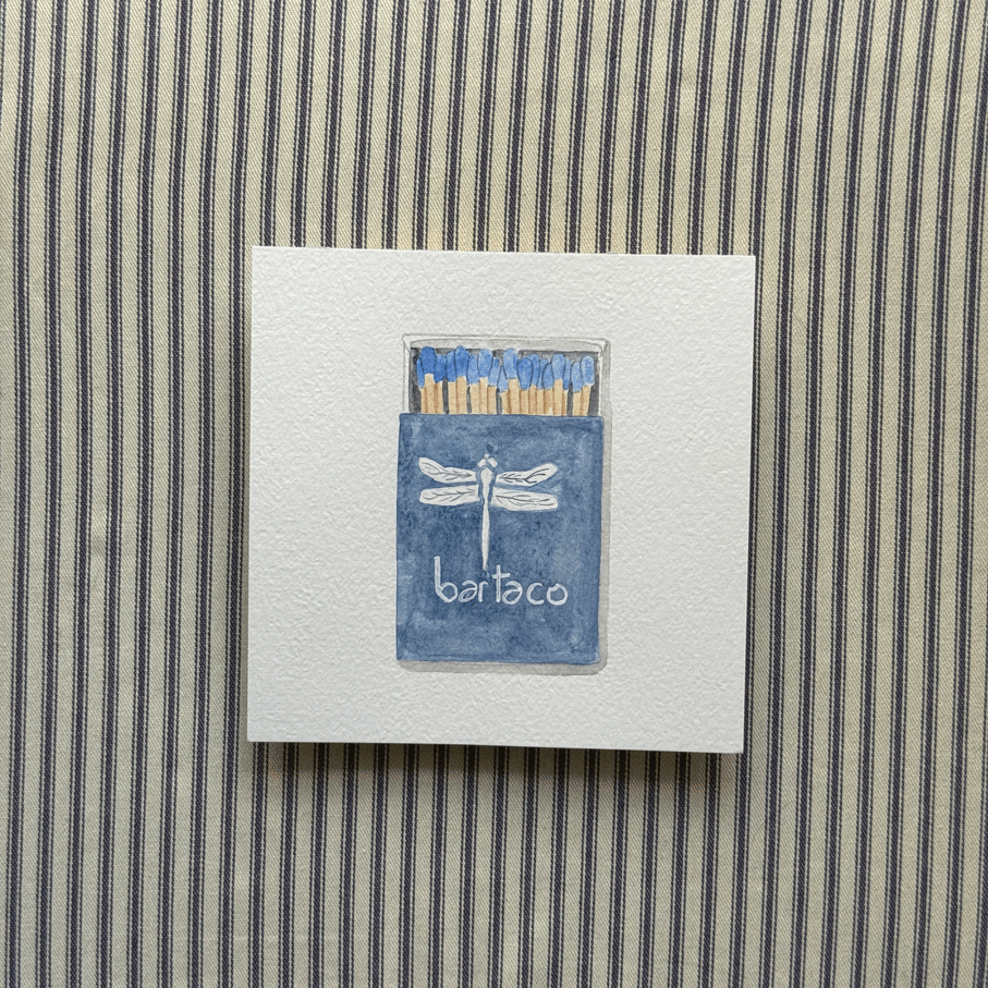 Bar Taco Matchbook Painting