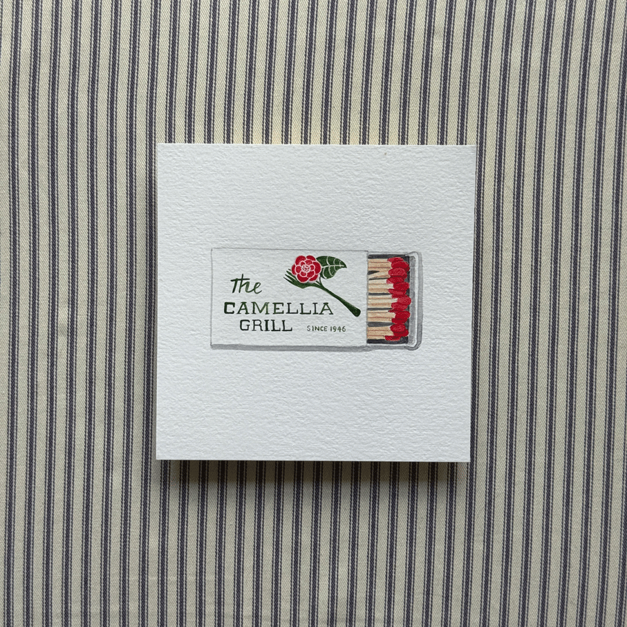 Camellia Grill Matchbook Painting