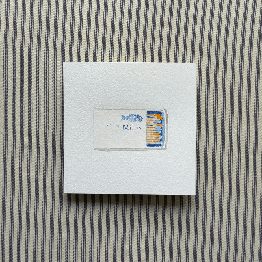 Milos Matchbook Painting
