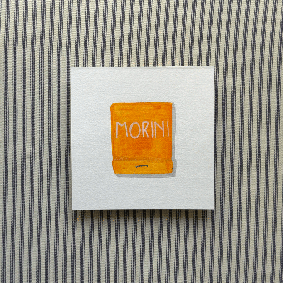 Osteria Morini Matchbook Painting