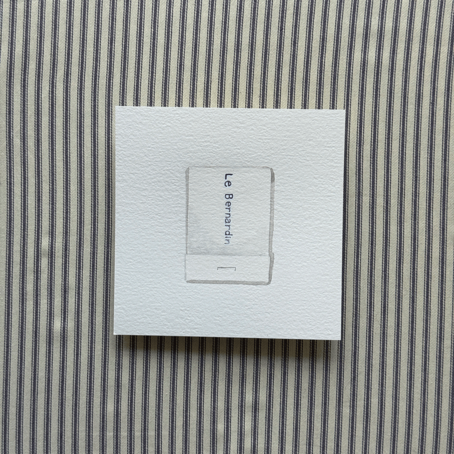 Le Bernardin Matchbook Painting