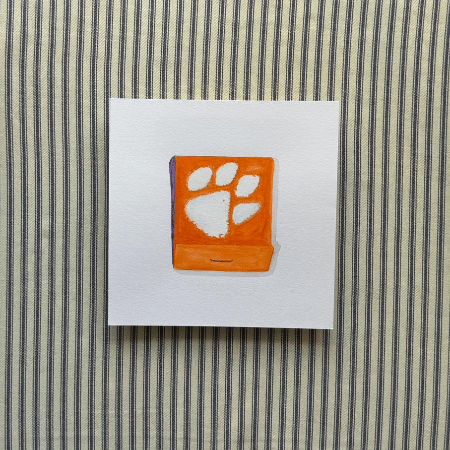 Clemson Matchbook