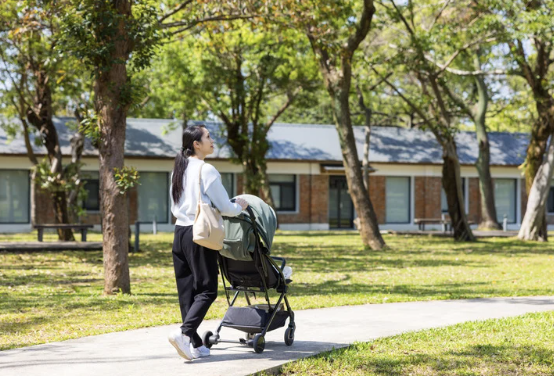 fresh air helps postpartum anxiety mom and baby walk coachella valley