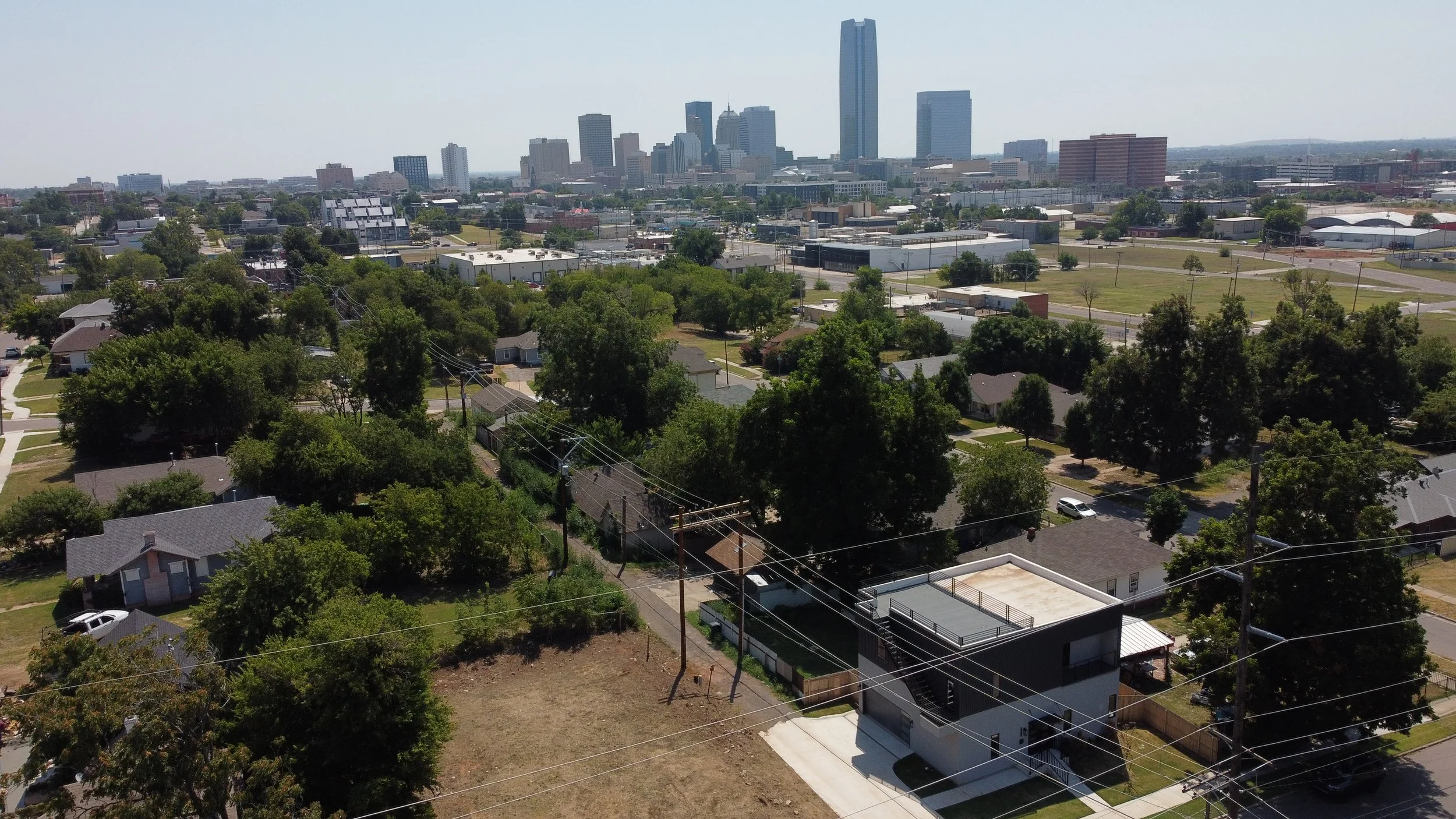 Downtown views of Oklahoma City. 