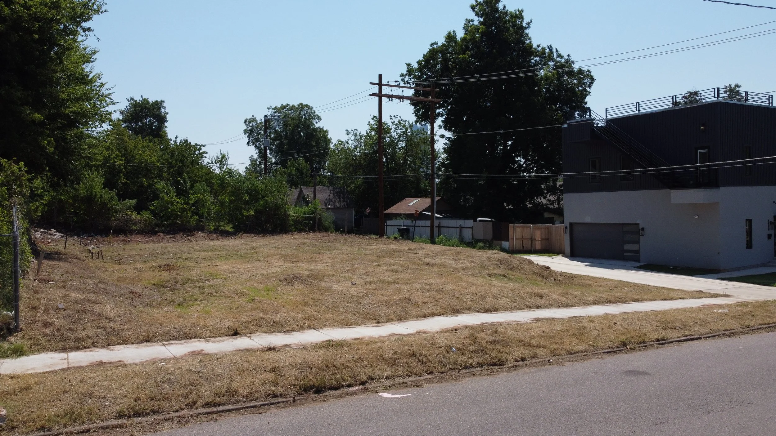 Cleared lot in downtown OKC