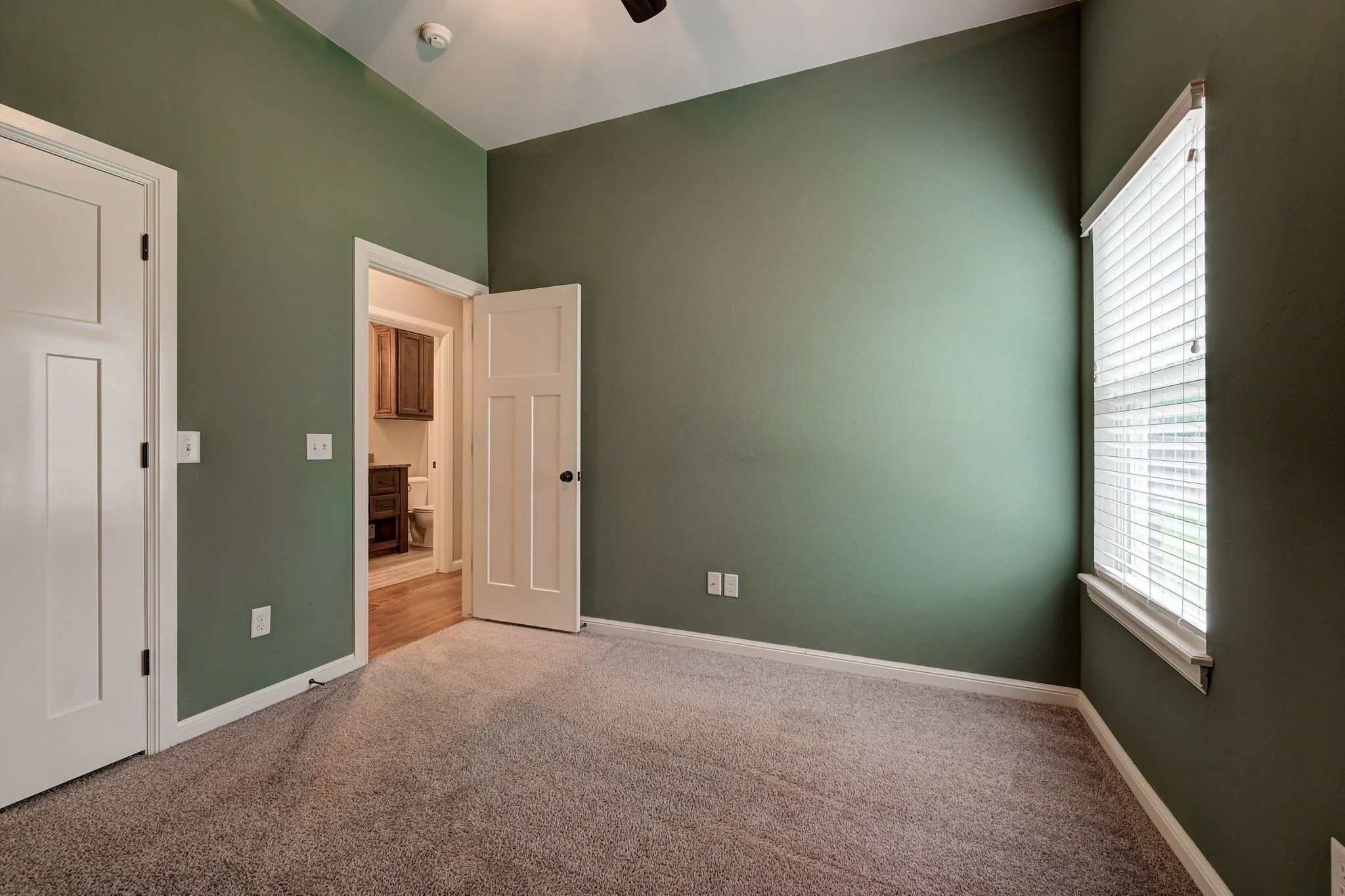 29-guest-bedroom-green-walls-ensuite-bath-access.jpg